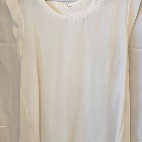 Pleione blouse, white, size XL, sleeveless, made in Indonesia - Picture 2 of 5